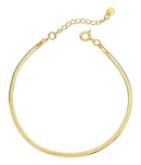 Pulseira Minimalista Lisa Dourada
